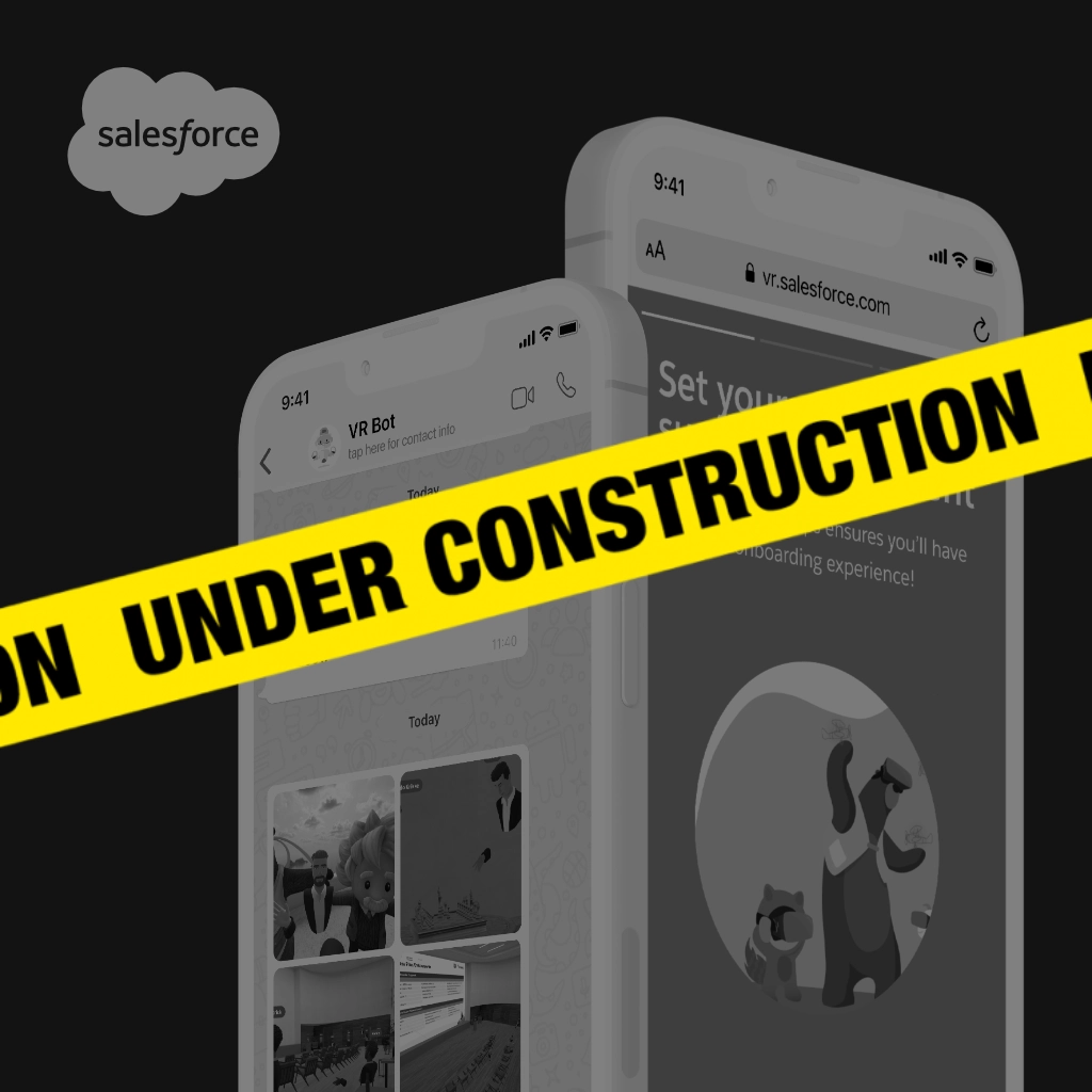 Salesforce. Work thumbnail. Under construction.